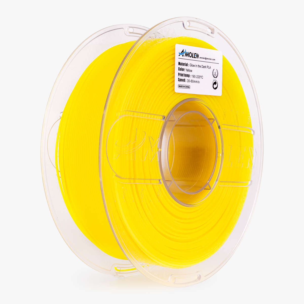 PLA Glow-in-the-Dark 1.75mm, 1KG/2.2LB