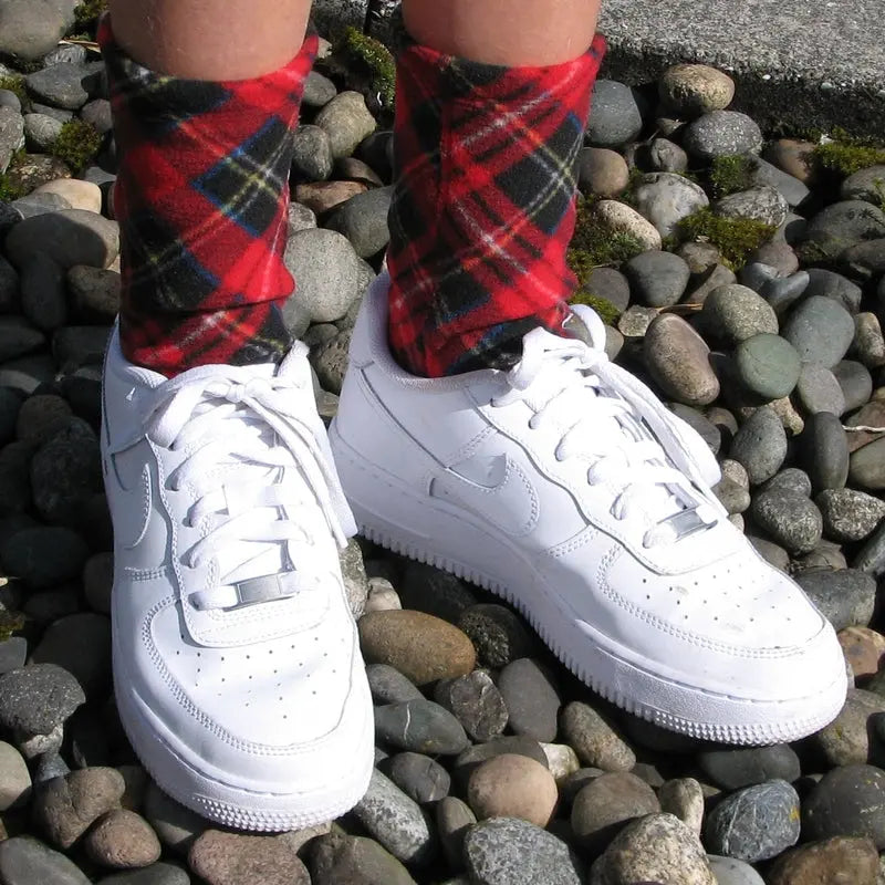 Kids' Nonskid Fleece Socks - Highlander